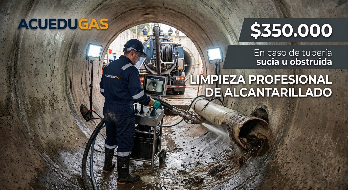 Flyer limpieza alcantarillado